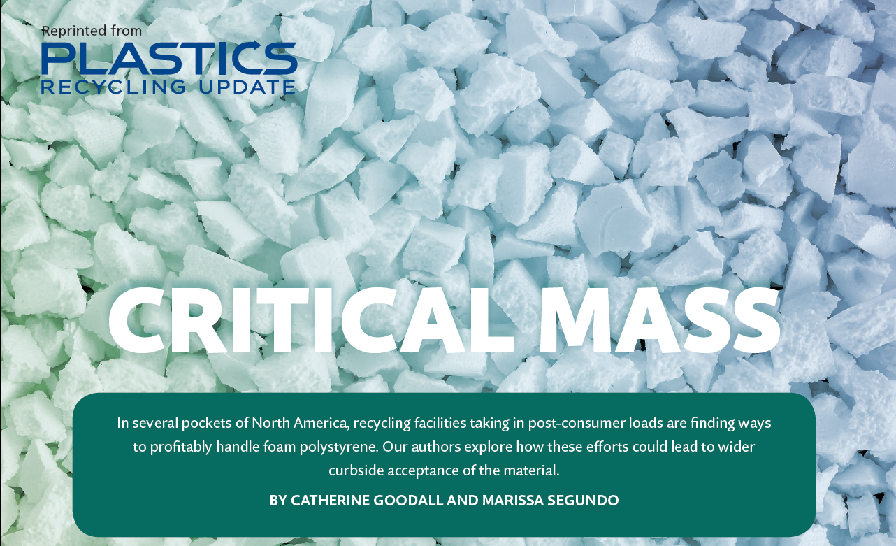 RRS - Critical Mass - Recovering Polystyrene Foam - PRU May 2016